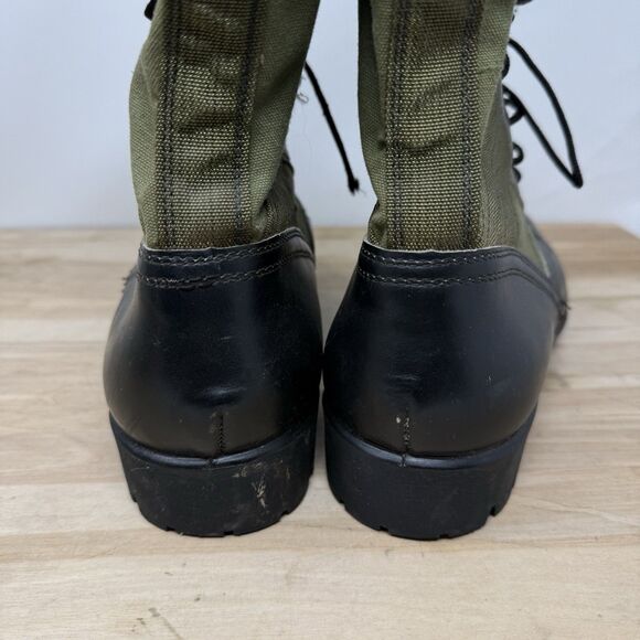 Vintage Militaria 1968 US Army Vietnam War Era Endicott Johnson Jungle Boots 8W - Picture 6 of 16